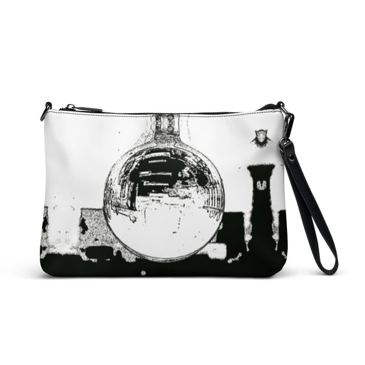 Crossbody bag. B&W