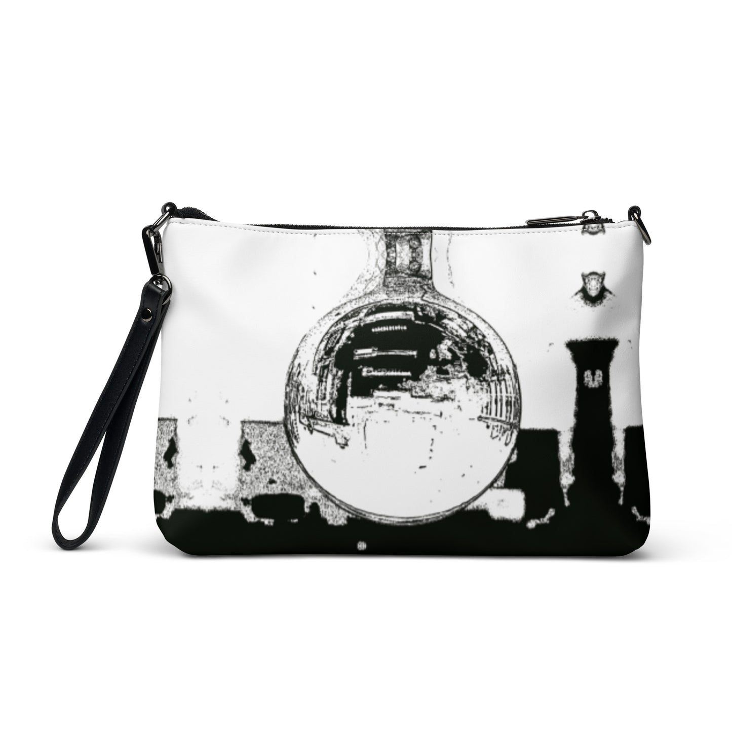 Crossbody bag. B&W