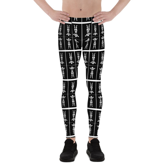 Men's Leggings. B&W 3.