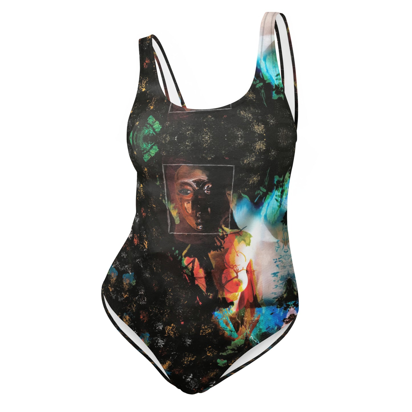 One-Piece Swimsuit. MASK 2.