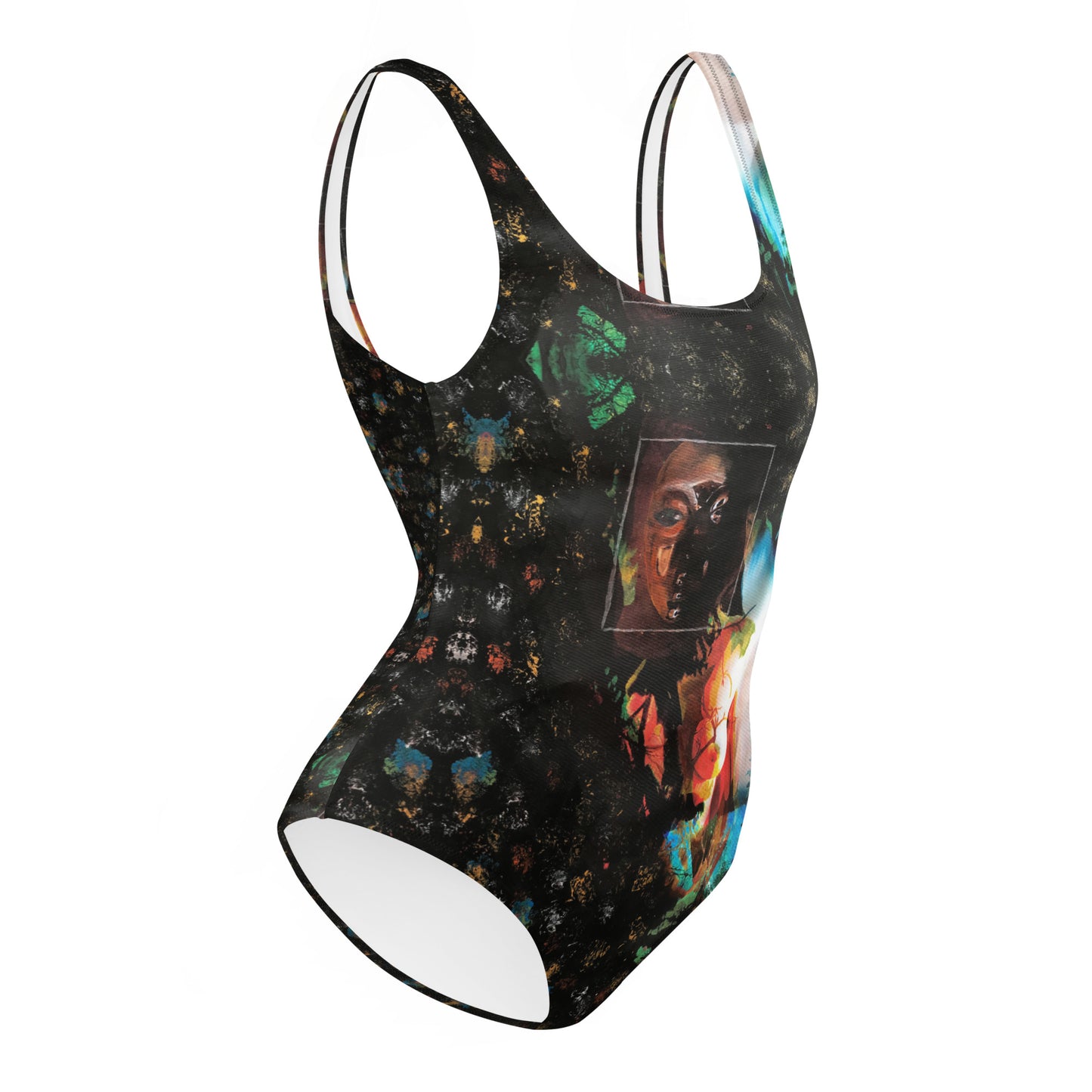 One-Piece Swimsuit. MASK 2.