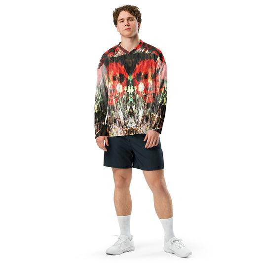 Recycled hockey fan jersey. SELF-PORTRAIT 2.