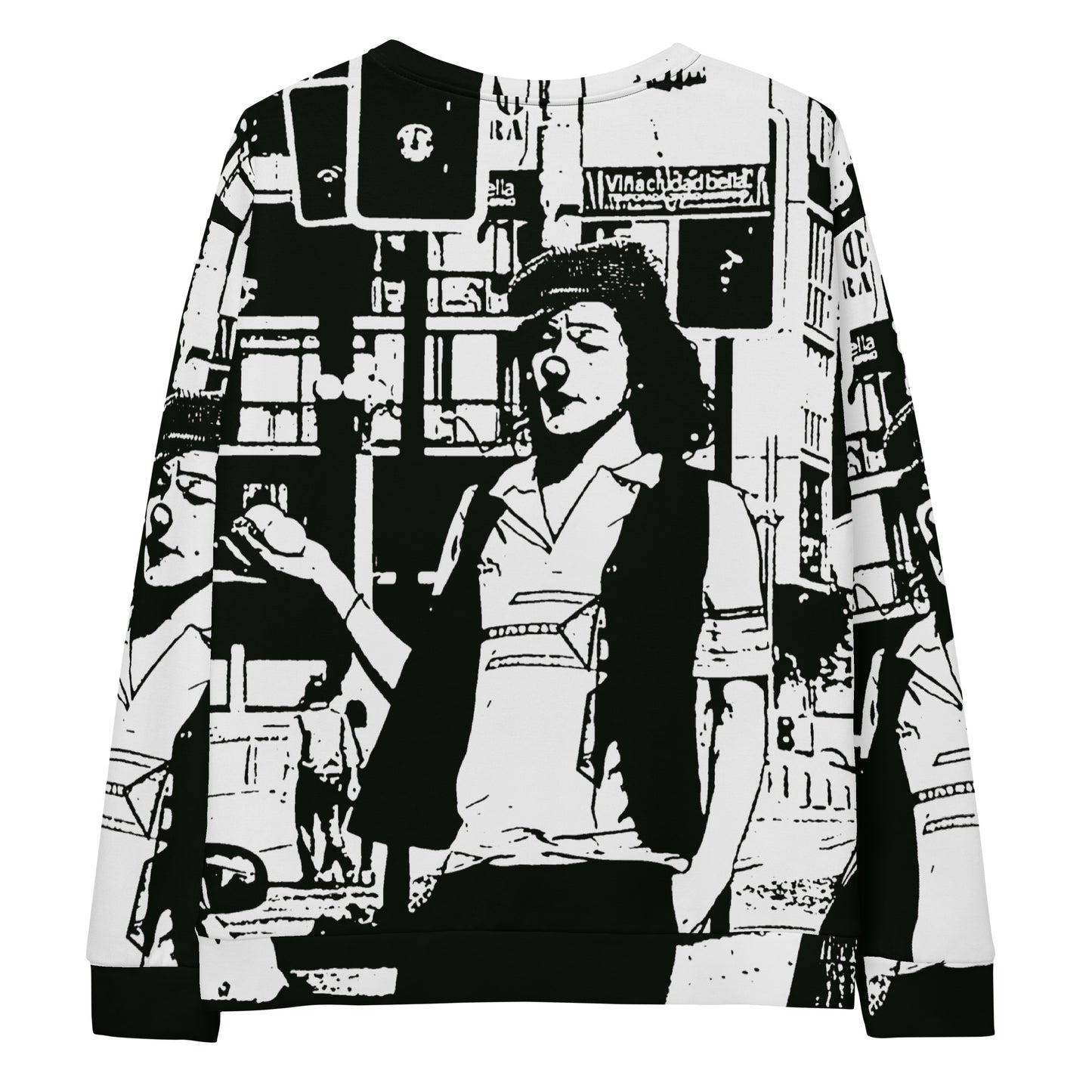 Unisex Sweatshirt. B&W 2.