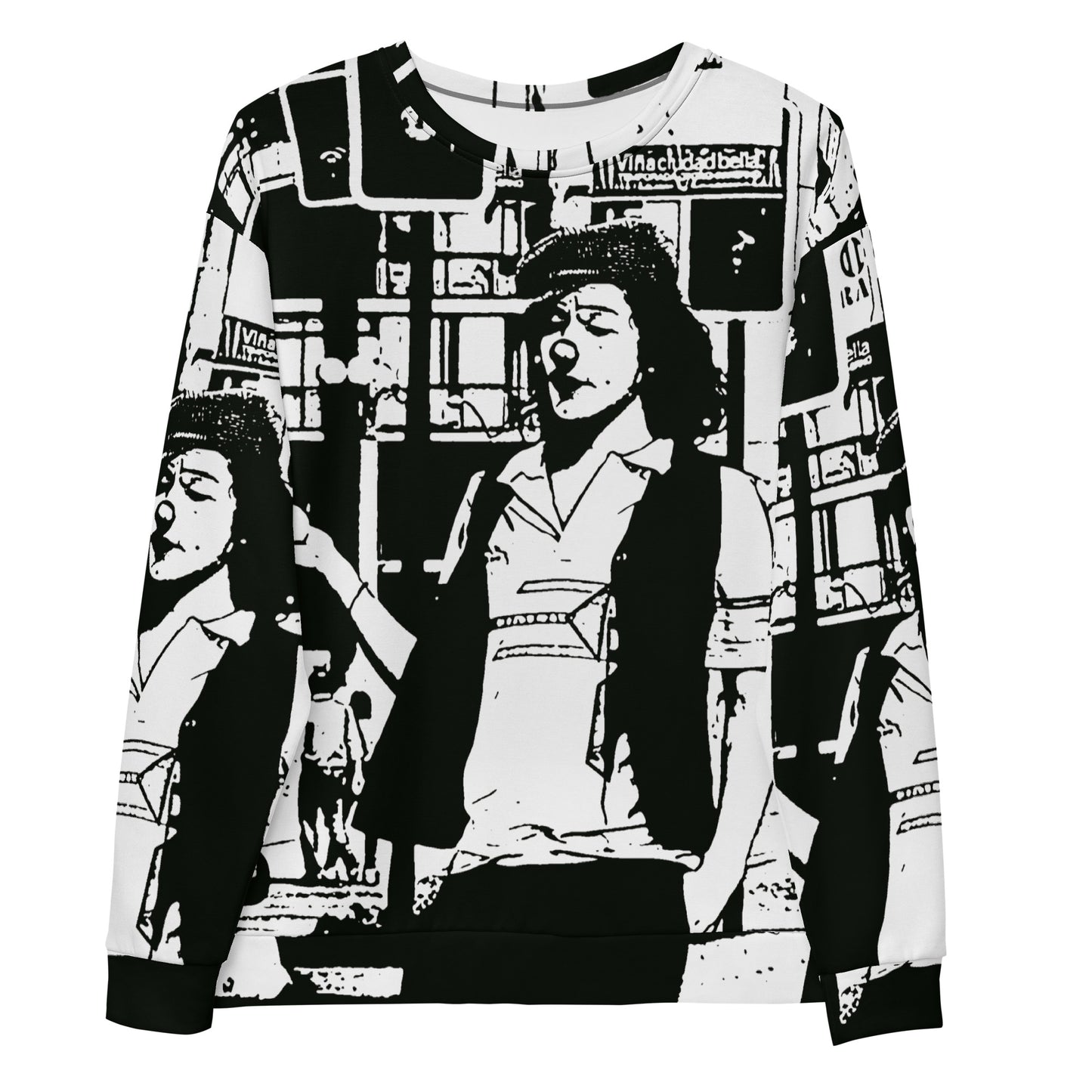 Unisex Sweatshirt. B&W 2.