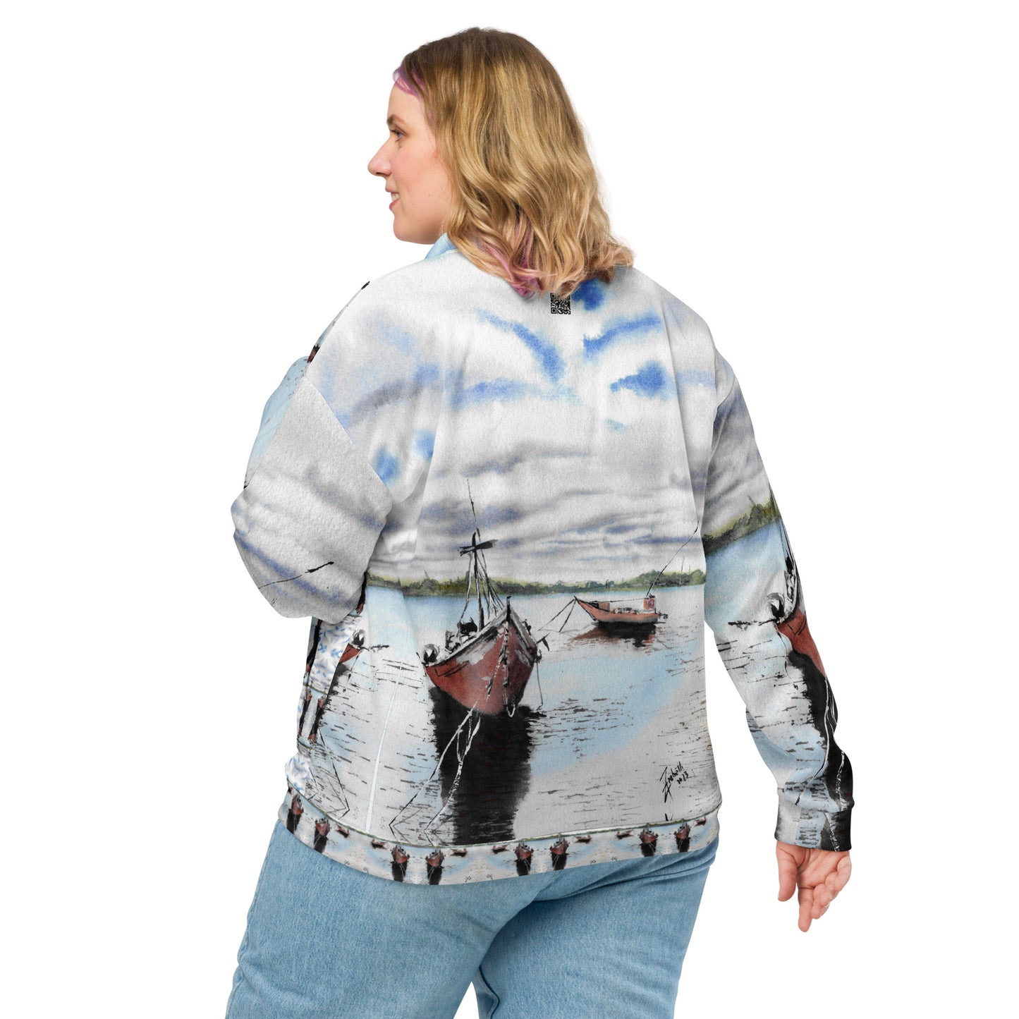 Unisex Bomber Jacket FGO ART Guest artist Esteban Archetti