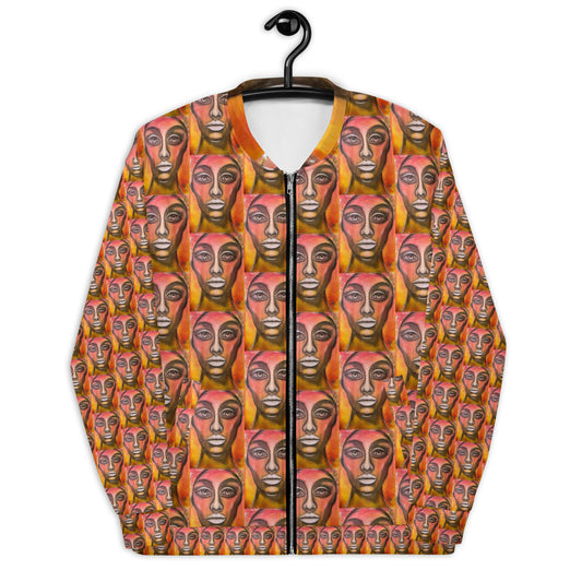 Unisex Bomber Jacket FGO ART Guest Artist Rossana Vazquez