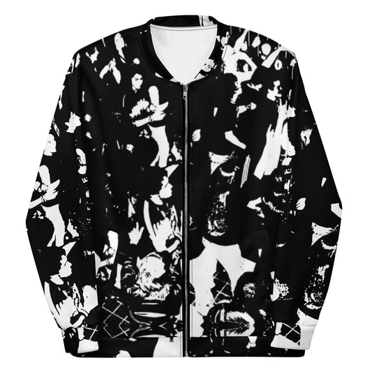 Unisex Bomber Jacket. B&W 5.