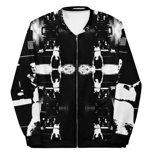 Unisex Bomber Jacket. B&W 1.