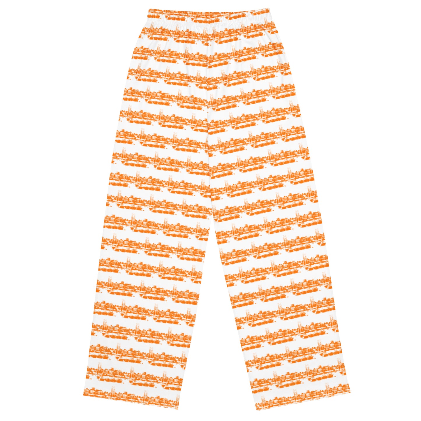 All-over print unisex wide-leg pants. EL MAR 3.