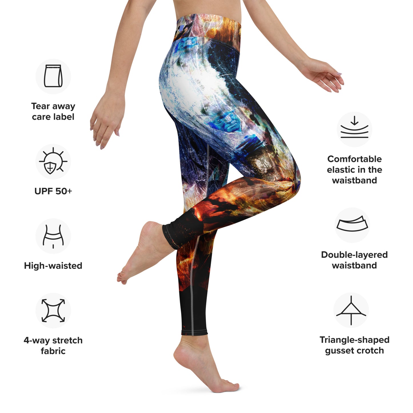 Yoga Leggings. LAS CAPAS 4. - FGO ART