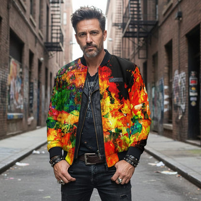 Bomber Jacket LAS CAPAS 6 - Edición Limitada Arte Wearable