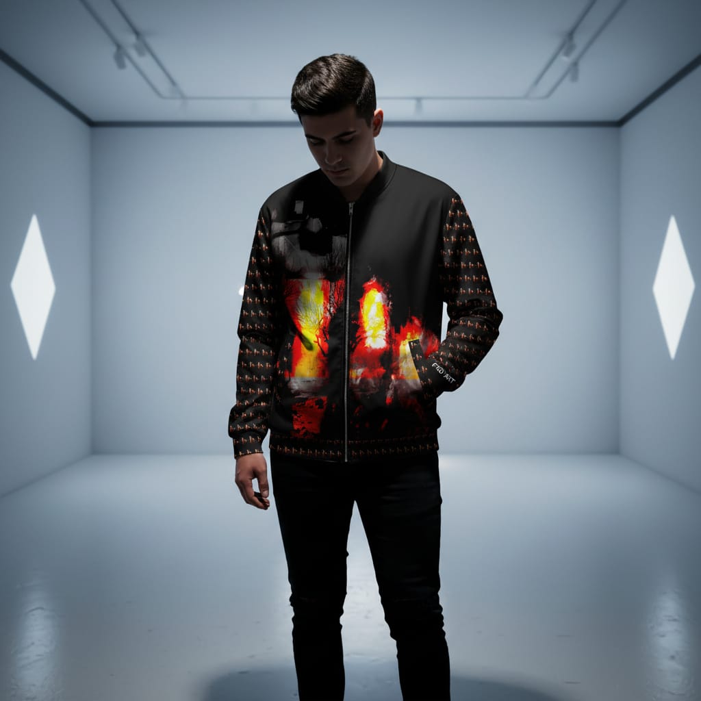 Bomber Jacket AUTORRETRATO 6 - Edición Limitada Arte Wearable