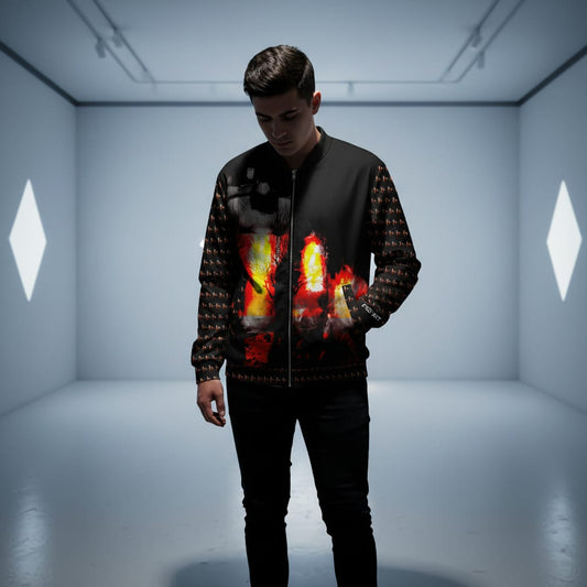 Bomber Jacket AUTORRETRATO 6 - Edición Limitada Arte Wearable