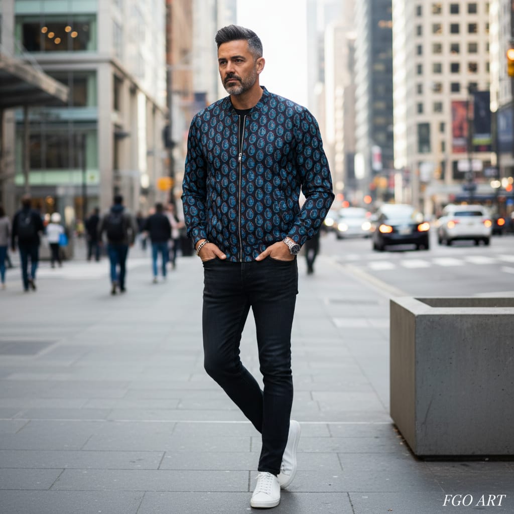 Bomber Jacket UNIVERSO 1 - Edición Limitada Arte Wearable