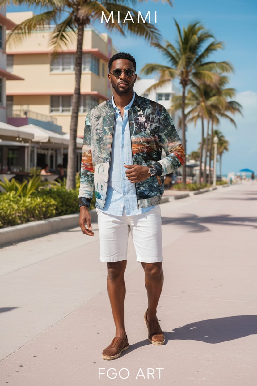 Bomber Jacket AUTORRETRATO 1 - Edición Limitada Arte Wearable