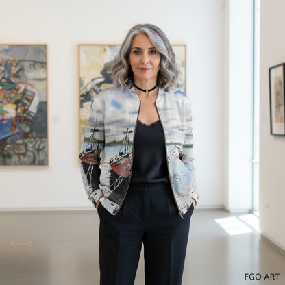 Unisex Bomber Jacket FGO ART Guest artist Esteban Archetti