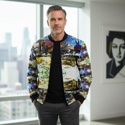 Bomber Jacket LAS CAPAS 5 - Edición Limitada Arte Wearable