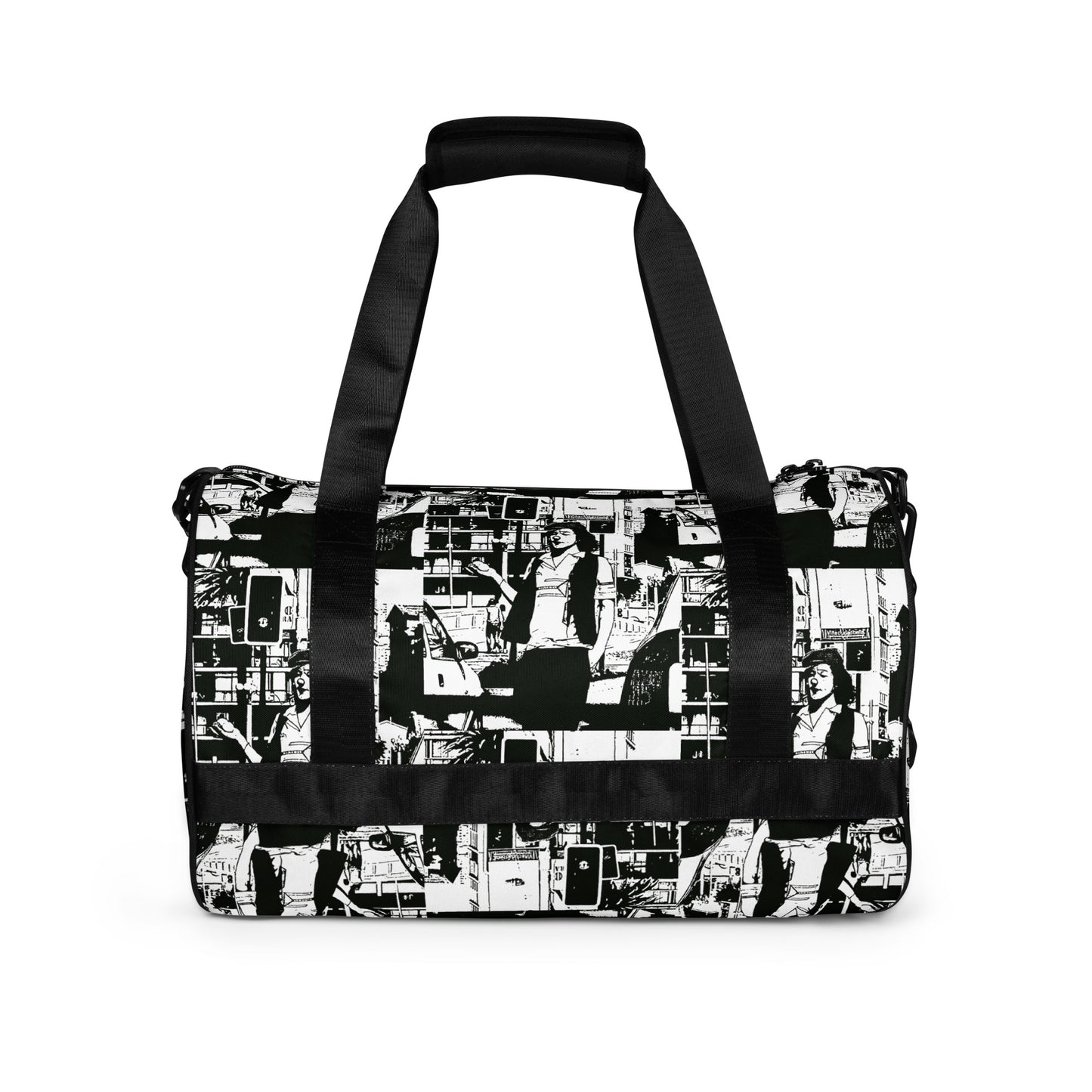 All-over print gym bag. B & N 2.