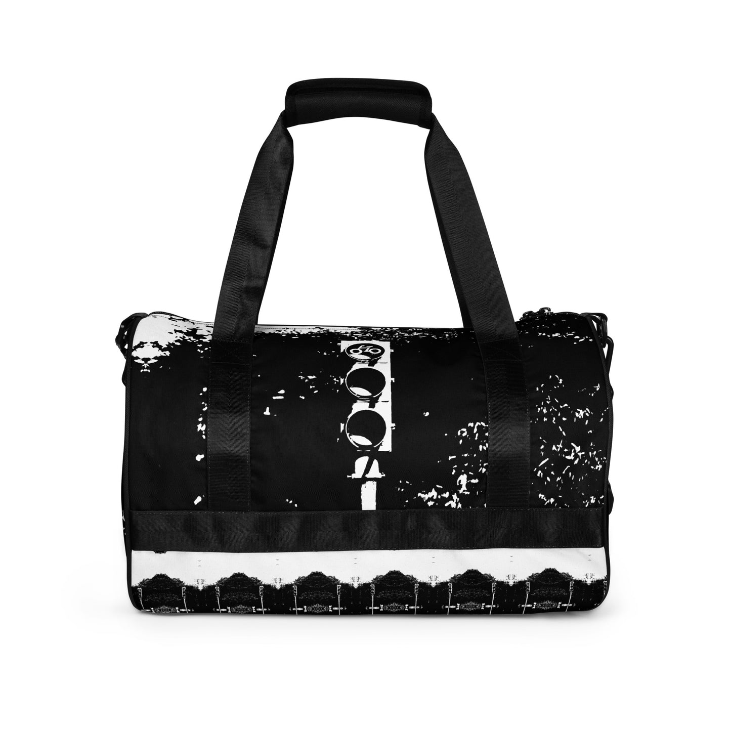 All-over print gym bag. B & N 6.