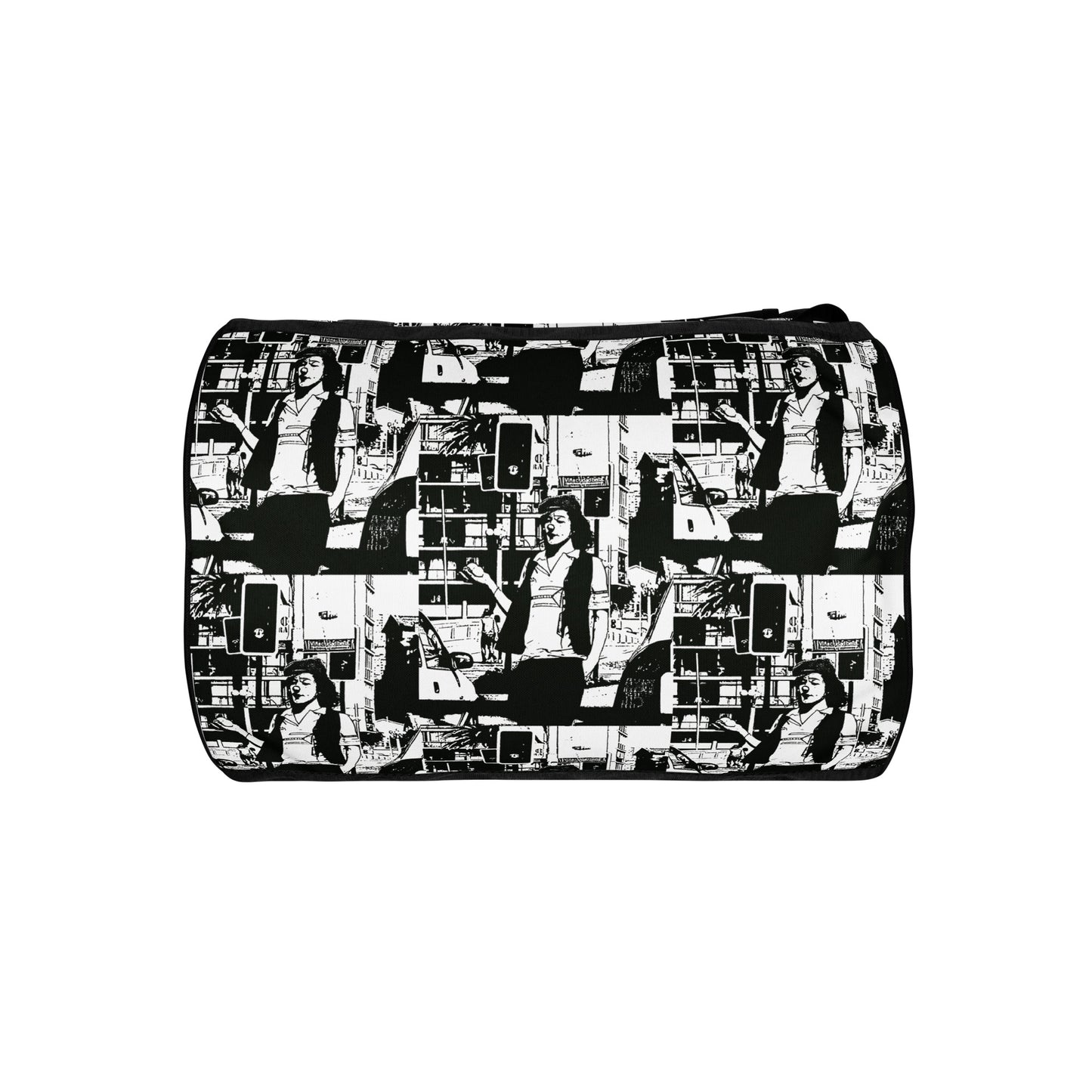 All-over print gym bag. B & N 2.