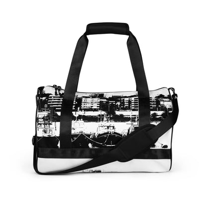 All-over print gym bag. B & N 4.