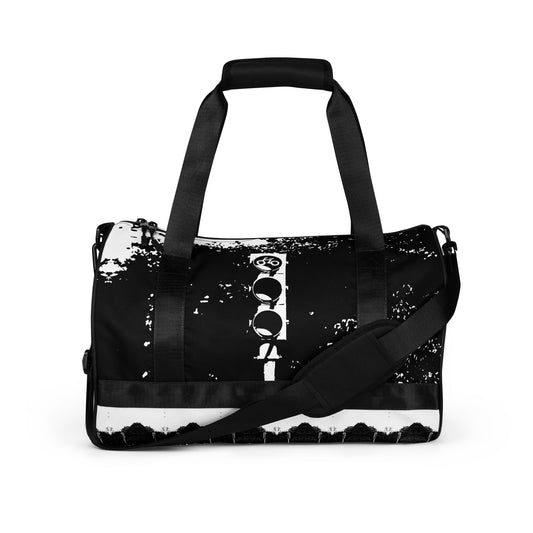 All-over print gym bag. B & N 6.