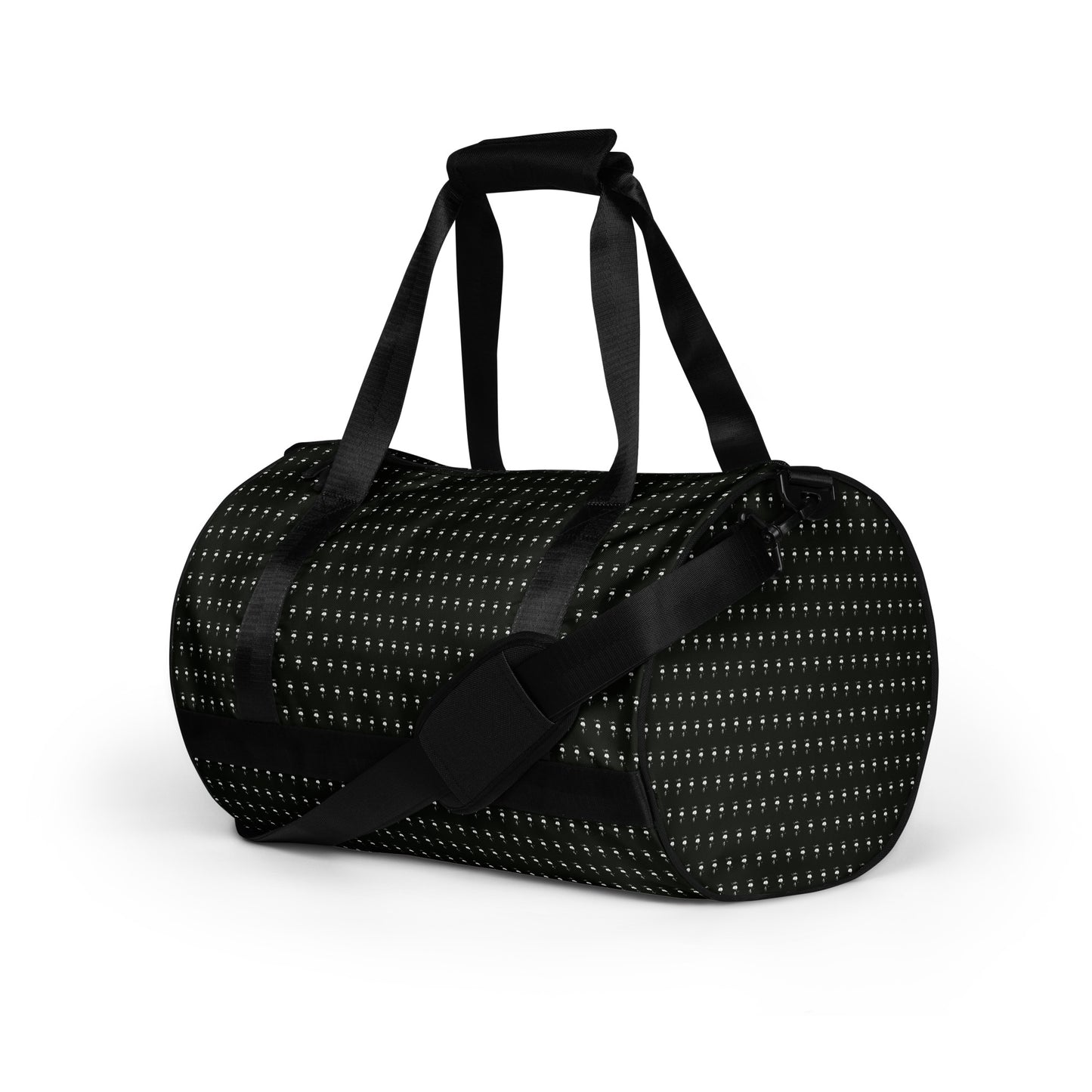 All-over print gym bag. Danzantes 1.