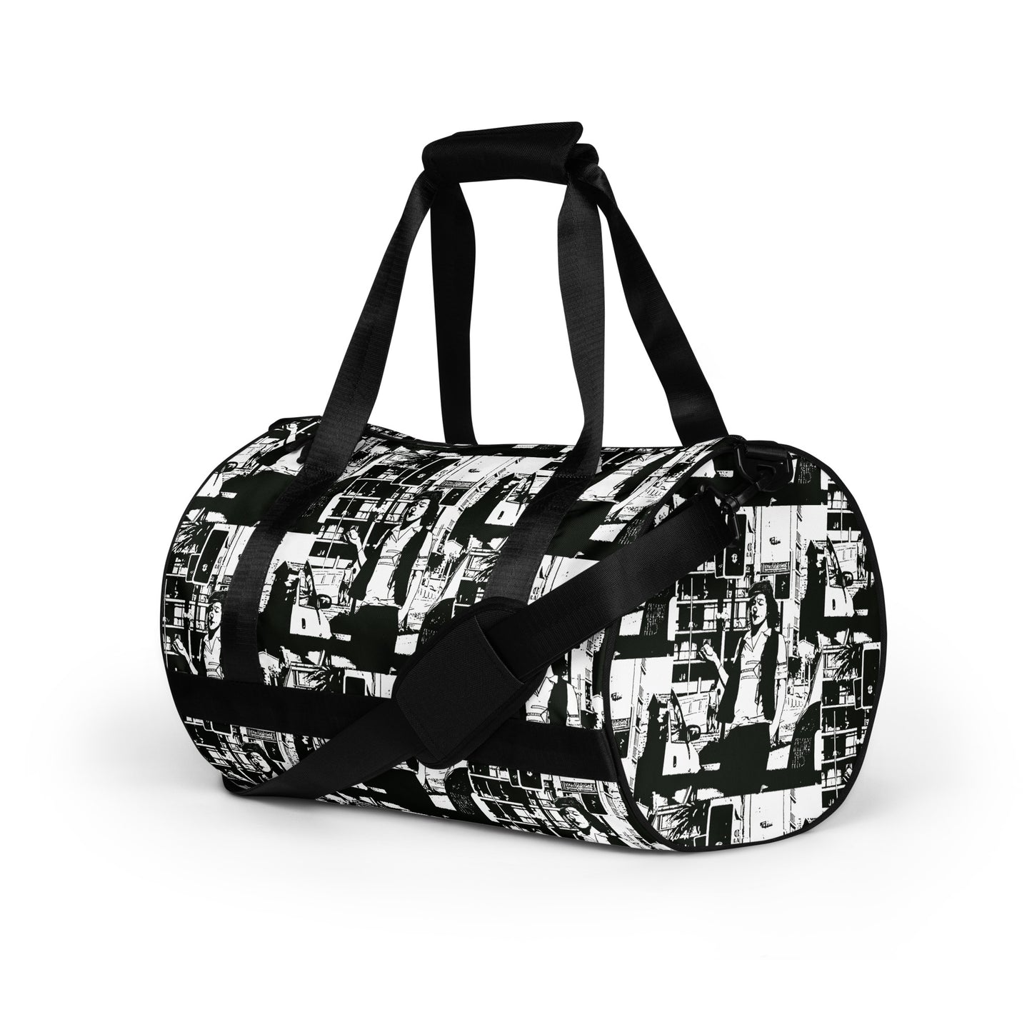 All-over print gym bag. B & N 2.