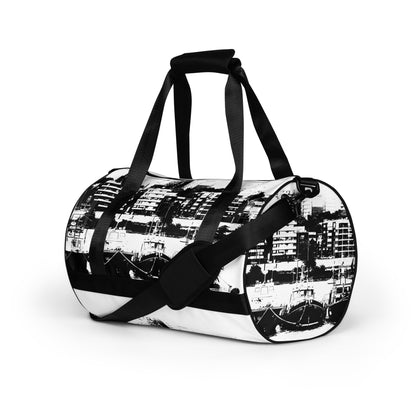 All-over print gym bag. B & N 4.