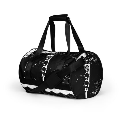 All-over print gym bag. B & N 6.