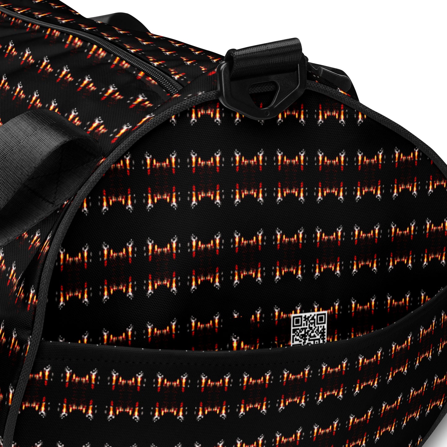 All-over print gym bag. AUTORRETRATO 6.