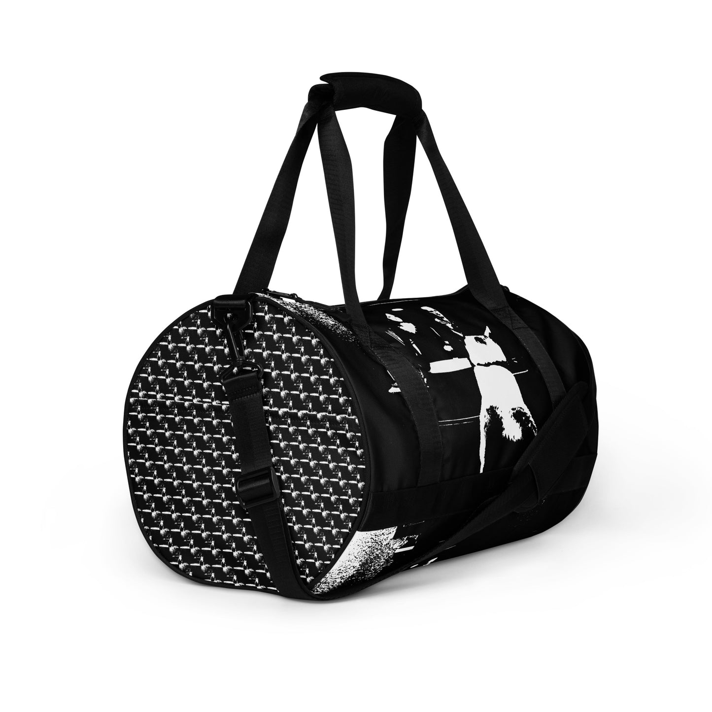 All-over print gym bag. B & N 1.