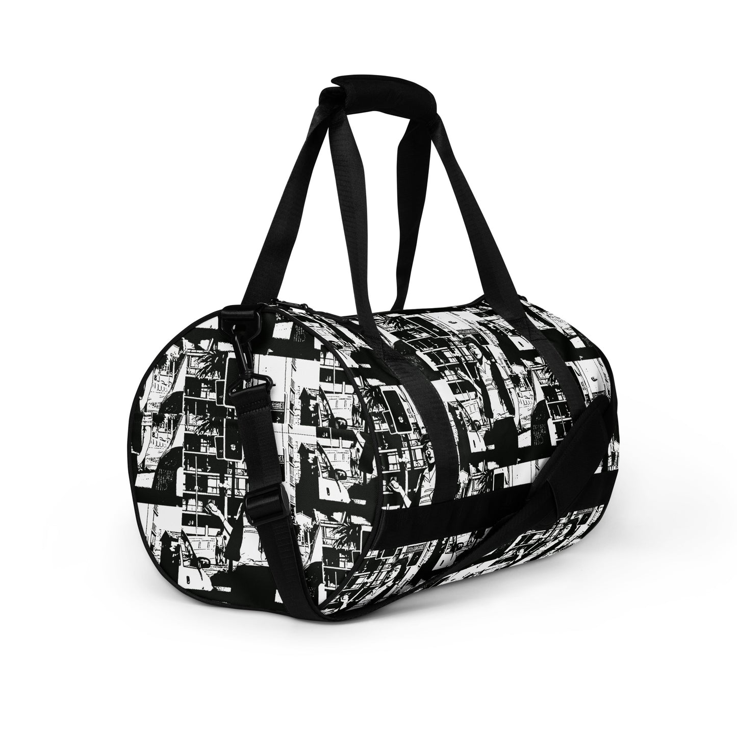 All-over print gym bag. B & N 2.