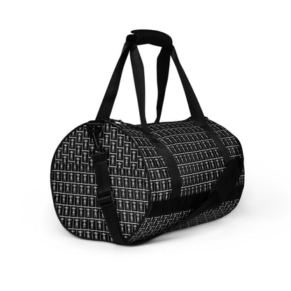 All-over print gym bag. B & N 3.