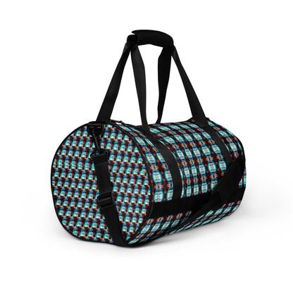 All-over print gym bag. AUTORRETRATO 4.