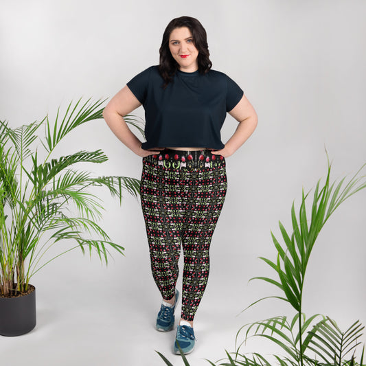 All-Over Print Plus Size LeggingsLAS CAPAS 8.