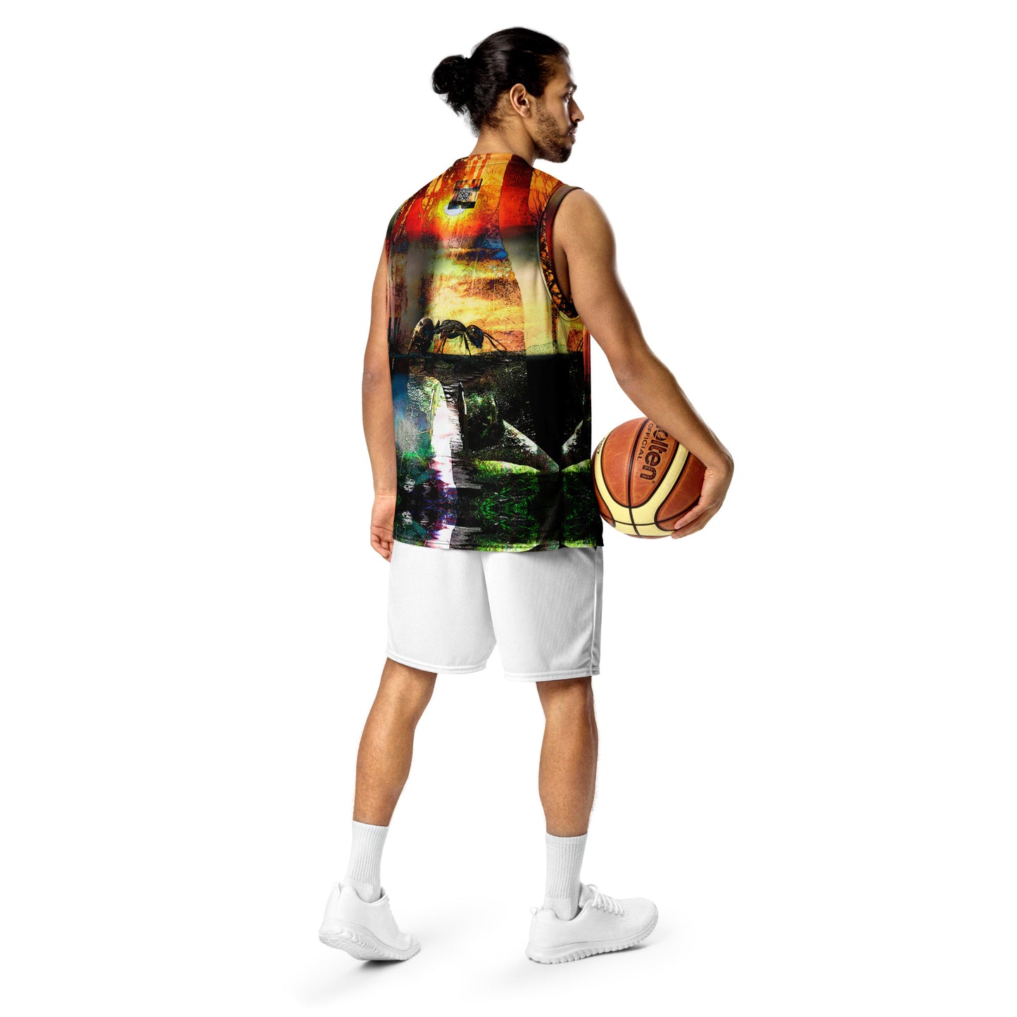 Recycled unisex basketball jersey. LAS CAPAS 10.