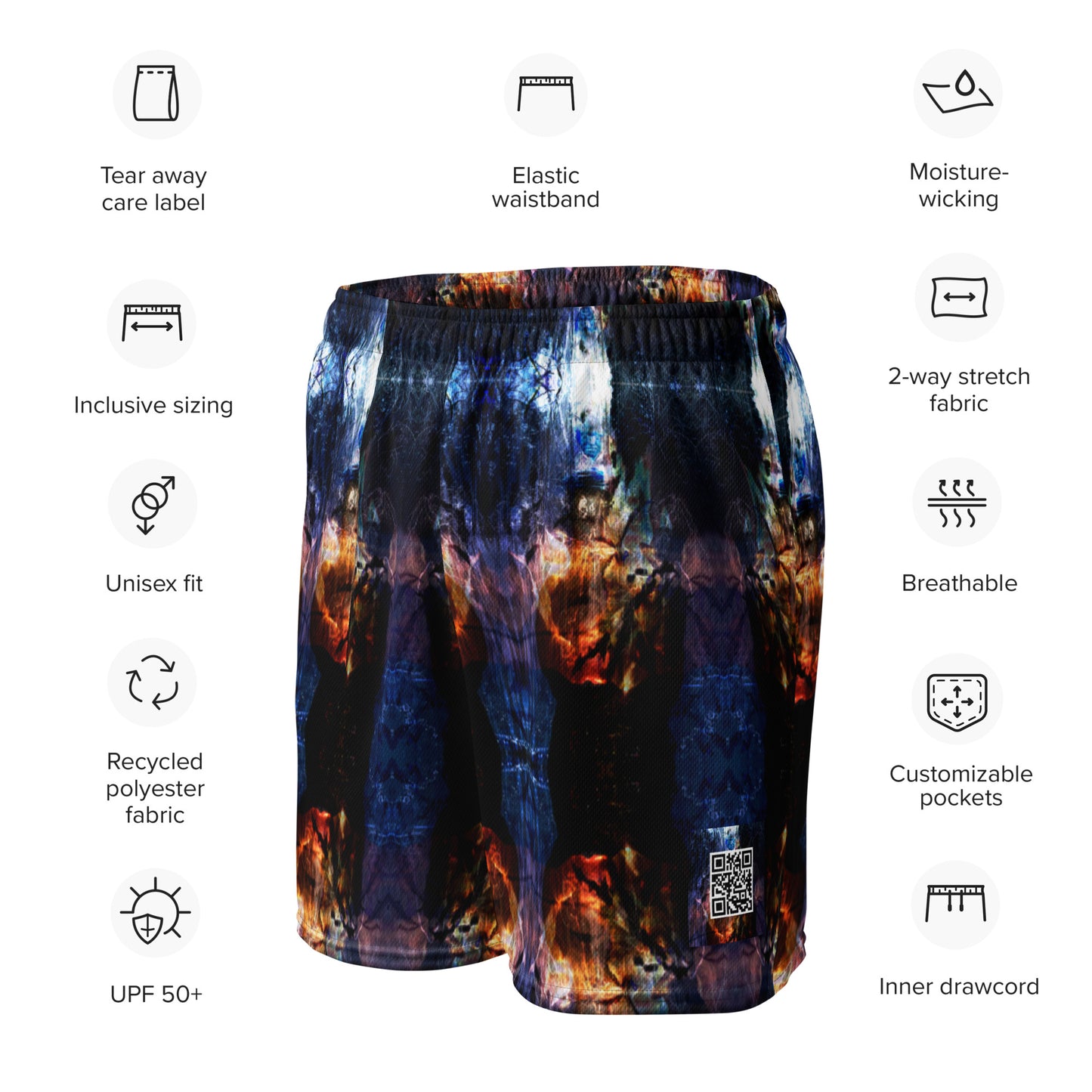 Unisex mesh shorts. LAS CAPAS 1.