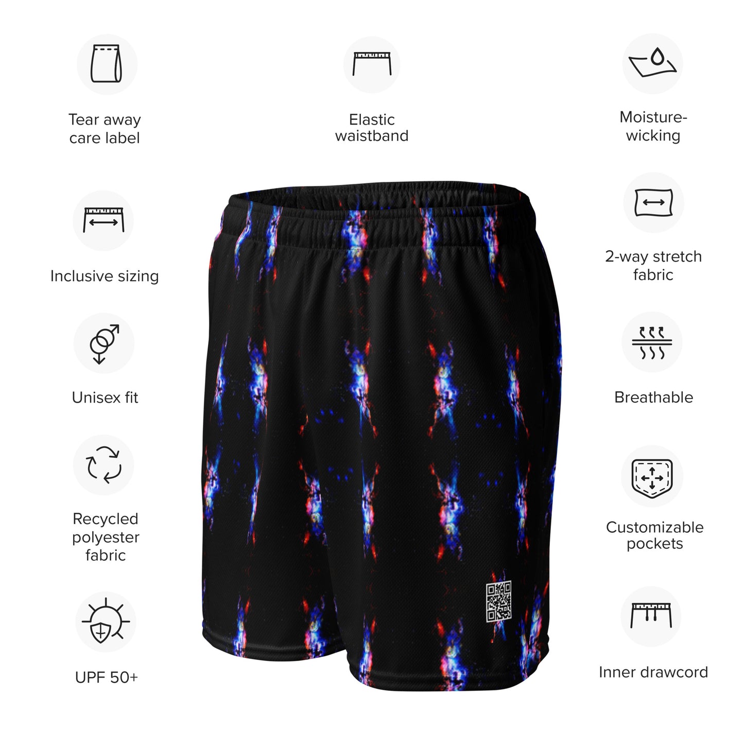 Unisex mesh shorts. UNIVERSO 2.