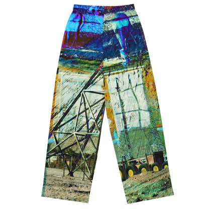 All-over print unisex wide-leg pants. LAS CAPAS.