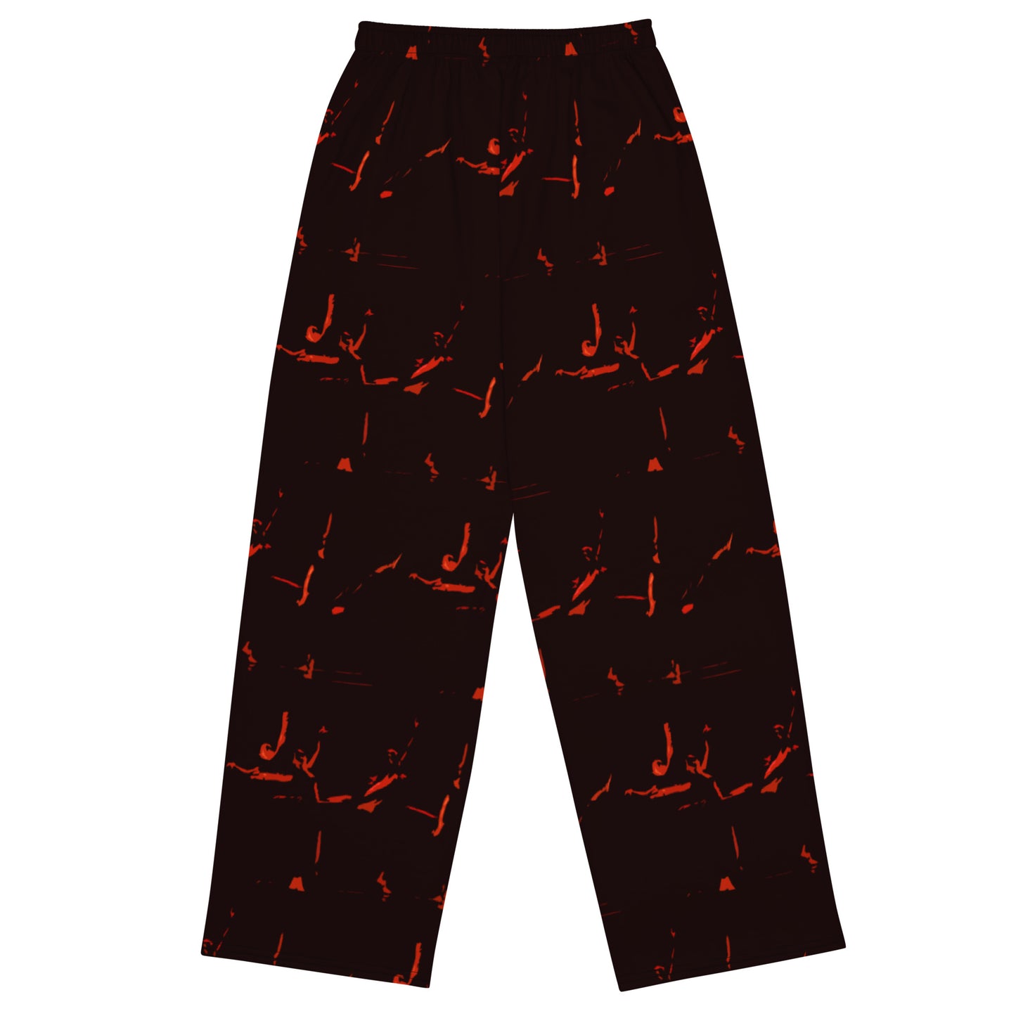 All-over print unisex wide-leg pants. DANZANTES 5.