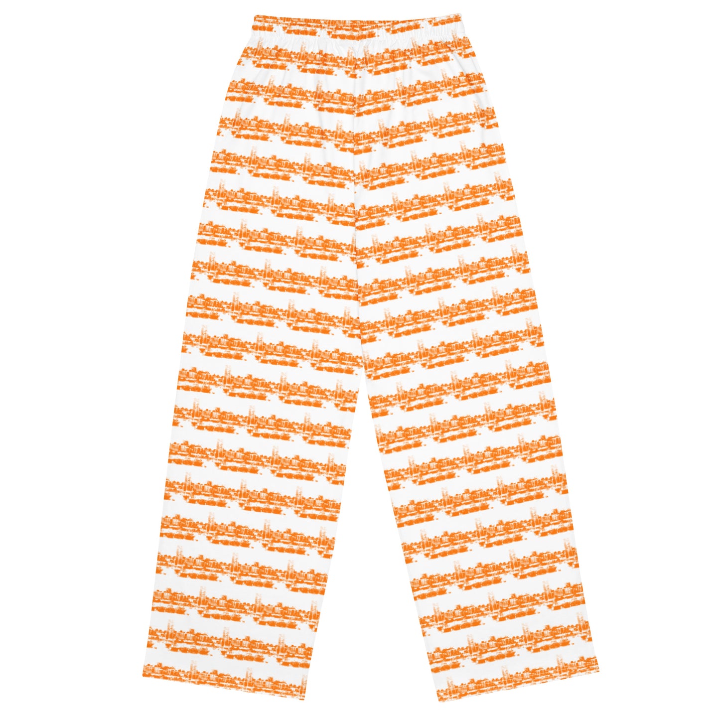 All-over print unisex wide-leg pants. EL MAR 3.