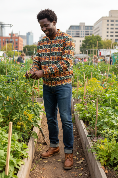 Bomber franjas - Community garden