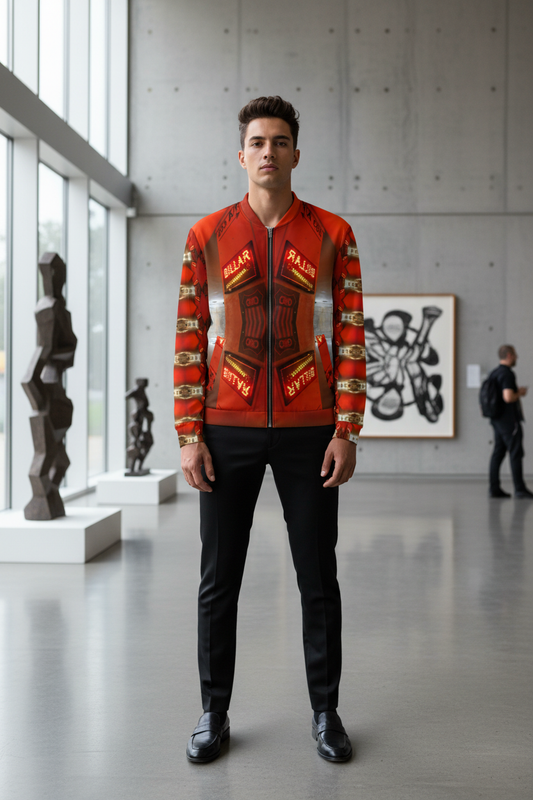 Bomber Jacket Lilián Castro Soto - Vista Frontal Editorial