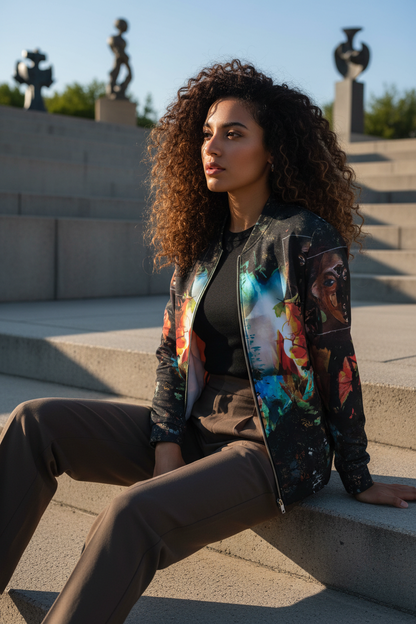 Bomber Jacket MÁSCARAS 2 - Mujer Medio Oriente Talle M