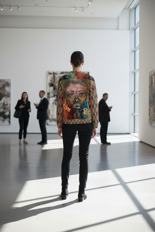 Bomber Jacket Rossana Vazquez - Diseño Original Vista Trasera