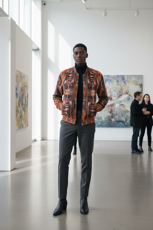 Bomber Jacket - Vista Frontal Editorial