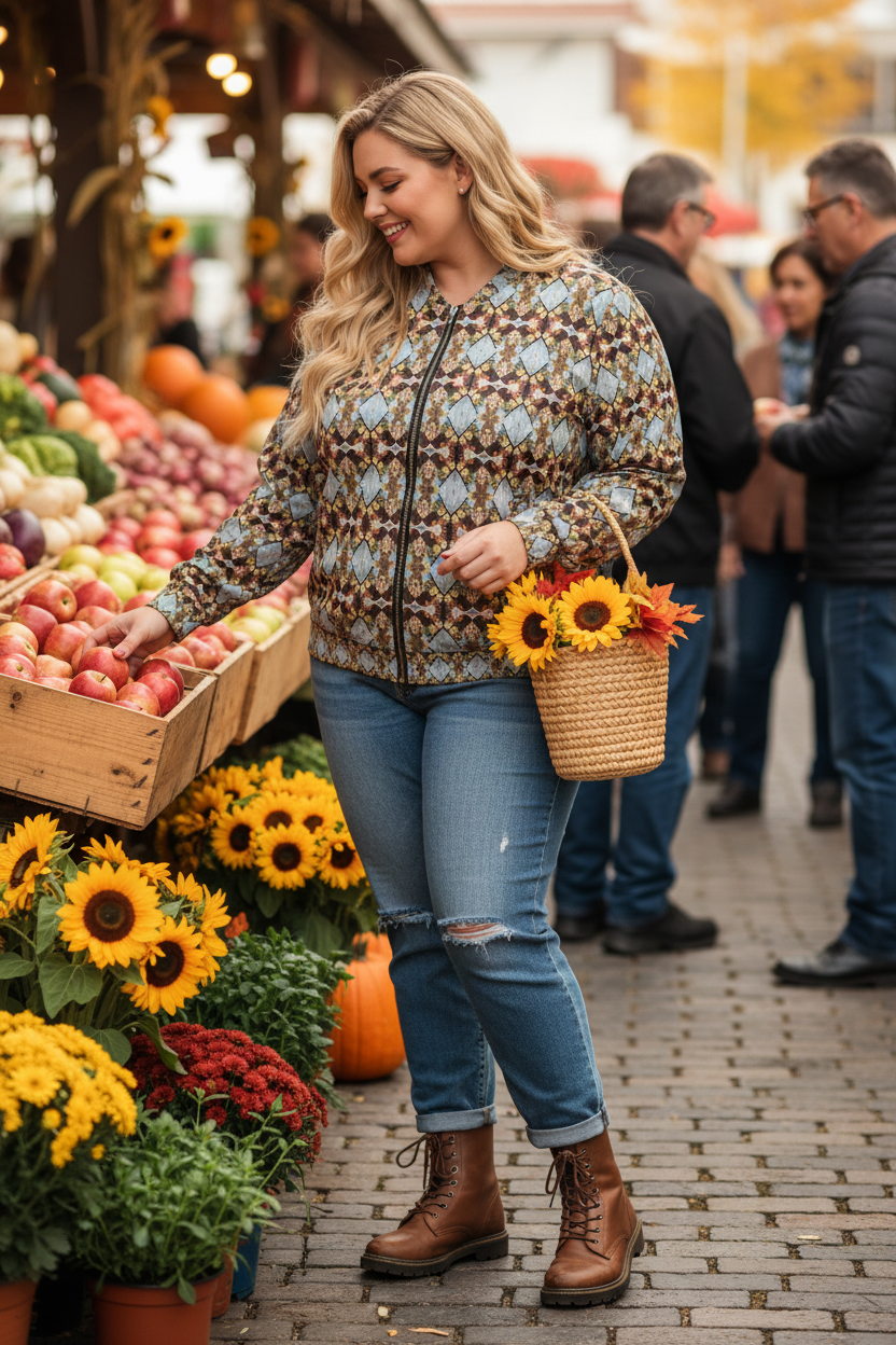 Bomber tierra - Rubia 3XL farmers market