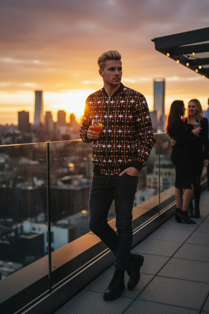 Bomber velas - Hombre rooftop