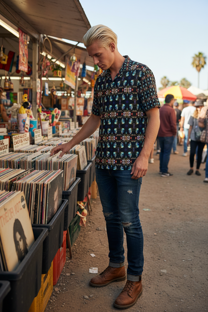Camisa geométrica - Hombre flea market